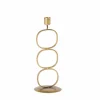 CASA OVAL Soporte Para Vela Pequeña Bronceado> Soprortes Para Velitas