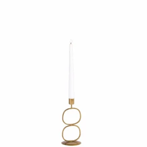 CASA OVAL Soporte Para Vela Pequeña Bronceado> Soprortes Para Velitas