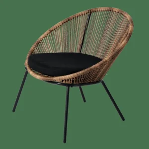 CASA PAPAYO Silla Lounge Con Cojín Natural> Sillas Lounge