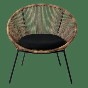 CASA PAPAYO Silla Lounge Con Cojín Natural> Sillas Lounge