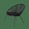 CASA PAPAYO Silla Lounge Negro> Sillas Lounge