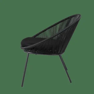 CASA PAPAYO Silla Lounge Negro> Sillas Lounge