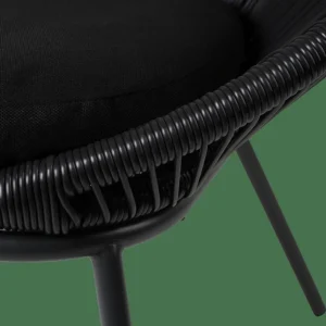 CASA PAPAYO Silla Lounge Negro> Sillas Lounge