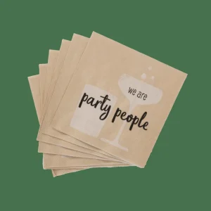 CASA PARTY PEOPLE Paquete De 20 Servilletas Beis> Servilletas