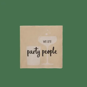 CASA PARTY PEOPLE Paquete De 20 Servilletas Beis> Servilletas