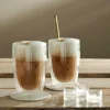 CASA PAUSA Vaso De Doble Pared Juego De 2 35 CL Transparente> Vasos Para Café | Vasos Para Té