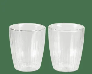CASA PAUSA Vaso De Doble Pared Juego De 2 25 CL Transparente> Vasos Para Café | Vasos Para Té