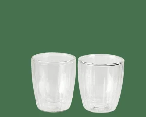 CASA PAUSA Vaso De Doble Pared Juego De 2 12,5 CL Transparente> Vasos Para Café | Vasos Para Té