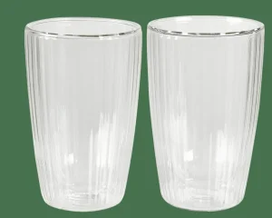 CASA PAUSA Vaso De Doble Pared Juego De 2 45 CL Transparente> Vasos Para Café | Vasos Para Té