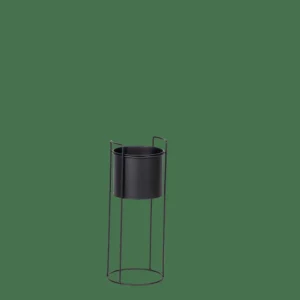 CASA PLUTO Macetero Negro> Soportes Para Plantas
