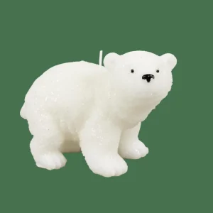 CASA POLA Vela Oso Polar Blanco> Velas