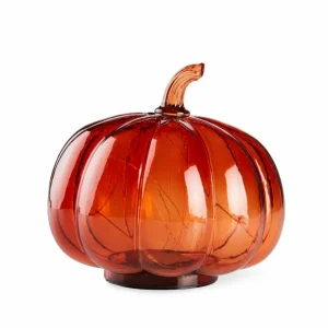 CASA PUMPKIN Led Portavelas Terracota> Soprortes Para Velitas | Halloween