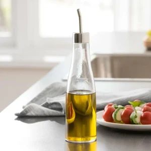 CASA PURE Aceitera Plateado, Transparente> Aceiteras