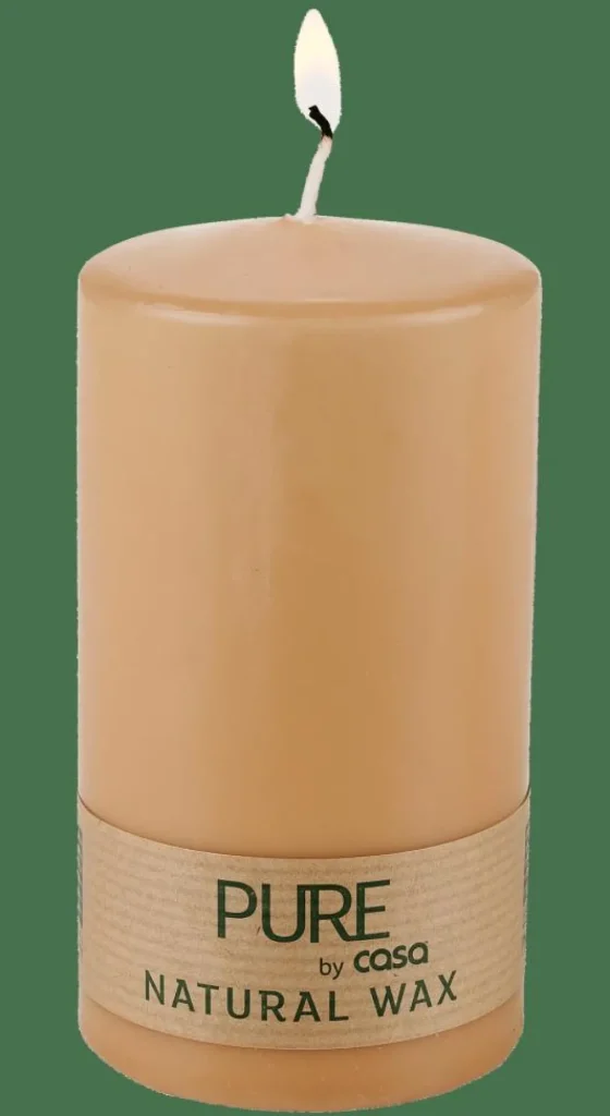 CASA PURE Vela Cilíndrica Beis> Velas