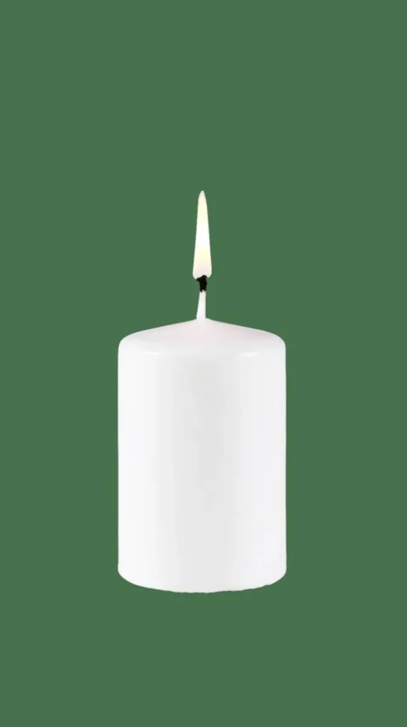 CASA PURE Vela Cilíndrica Blanco> Velas