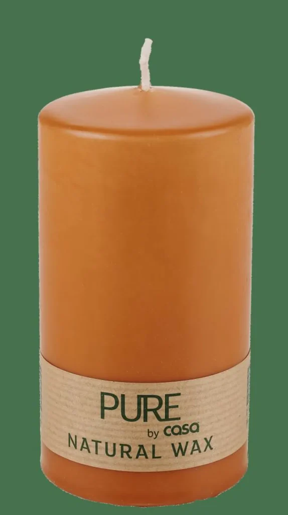 CASA PURE Vela Cilíndrica Caramelo> Velas
