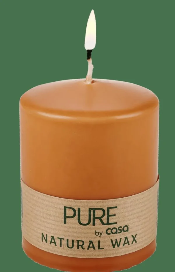 CASA PURE Vela Cilíndrica Caramelo> Velas