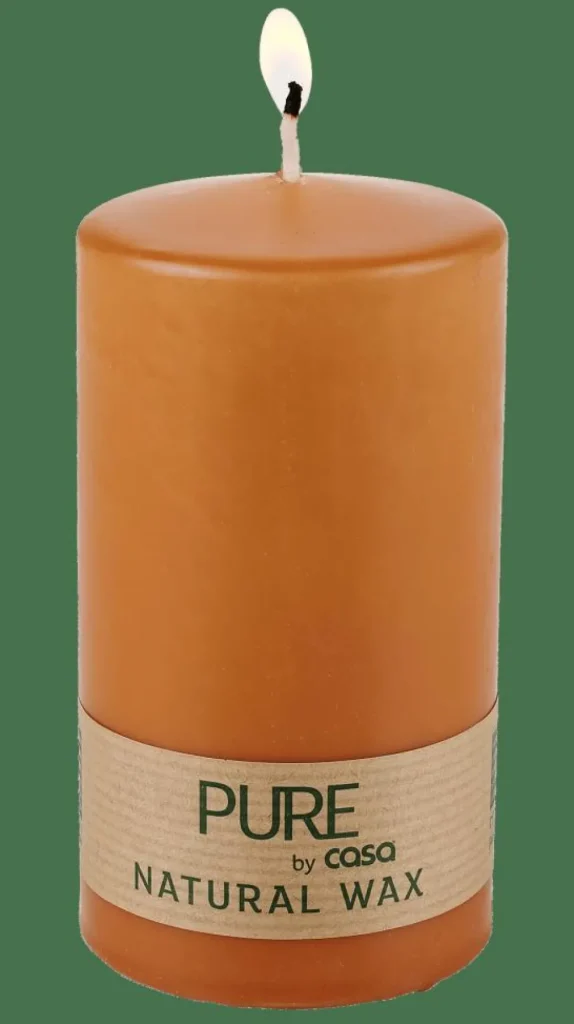 CASA PURE Vela Cilíndrica Caramelo> Velas