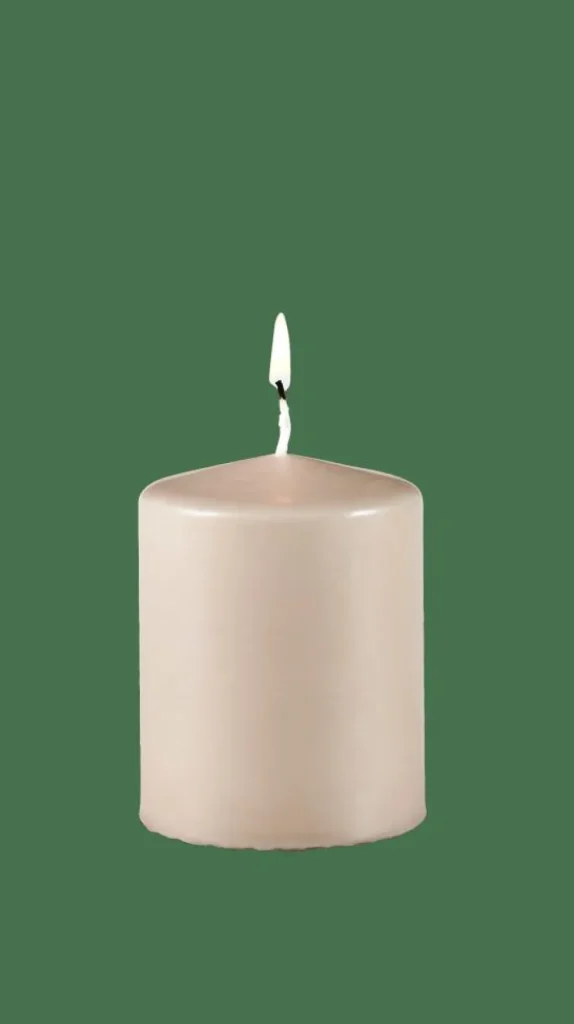 CASA PURE Vela Cilíndrica Gris> Velas