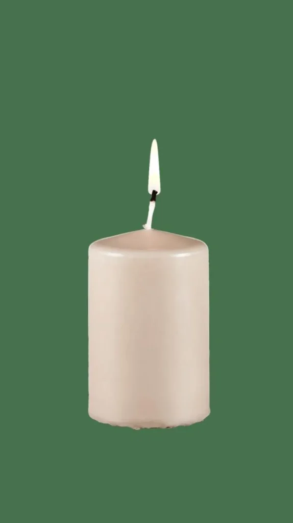 CASA PURE Vela Cilíndrica Gris> Velas