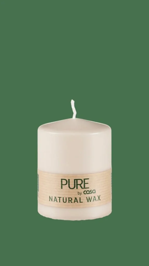 CASA PURE Vela Cilíndrica Marrón Claro> Velas