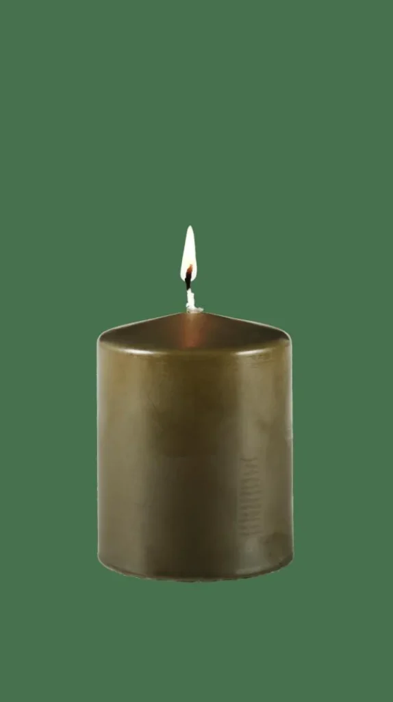 CASA PURE Vela Cilíndrica Verde> Velas