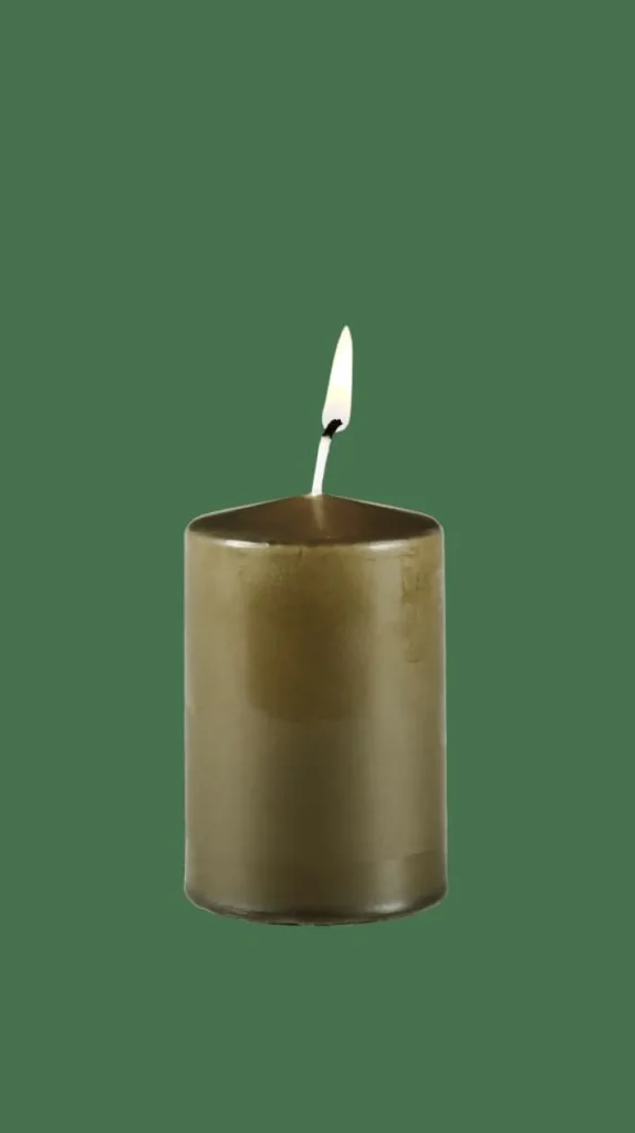 CASA PURE Vela Cilíndrica Verde> Velas