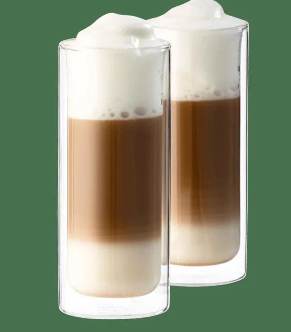 CASA RELAX Vasos De Doble Pared Juego De 2 30 C Transparente> Vasos Para Café | Vasos Para Té