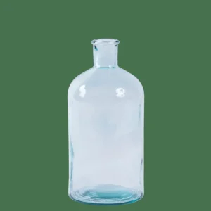 CASA RETRO Florero Botella Transparente> Floreros