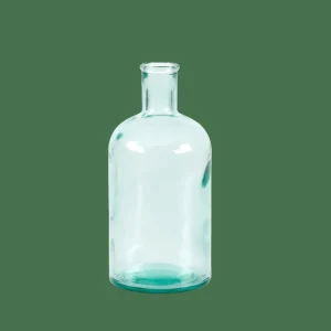 CASA RETRO Florero-botella Transparente> Floreros