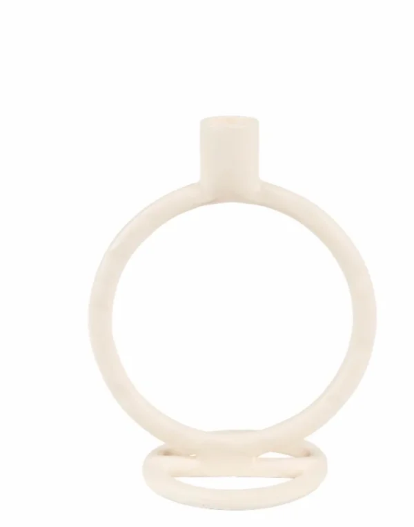 CASA RINGS Candelabro Marrón Claro> Candelabros