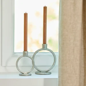 CASA RINGS Candelabro Marrón Claro> Candelabros