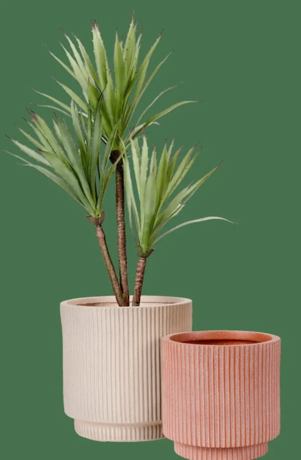 CASA ROMA CREME Macetero Crema> Maceteros De Jardín