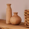 CASA RUBBERWOOD Florero Decorativo Natural> Floreros