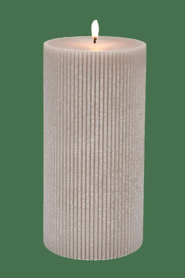 CASA RUSTIC Vela Rib Gris> Velas