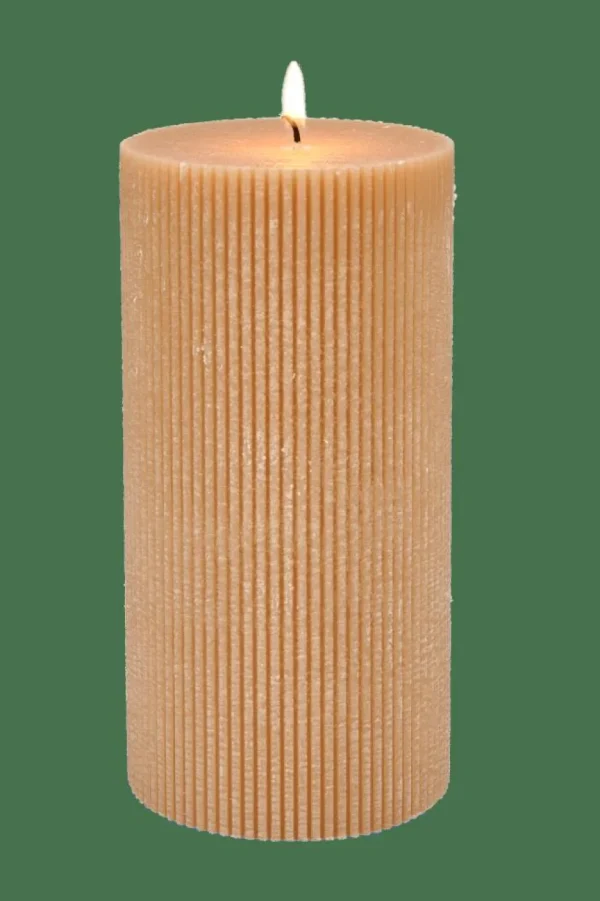 CASA RUSTIC Vela Rib Ocre> Velas