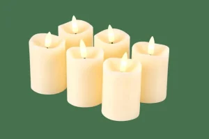 CASA RUSTIC Velas LED Juego De 6 Marfil> Velas Led