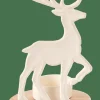 CASA SCANDY DEER Soporte Para Vela Pequeña Blanco, Natural> Soprortes Para Velitas