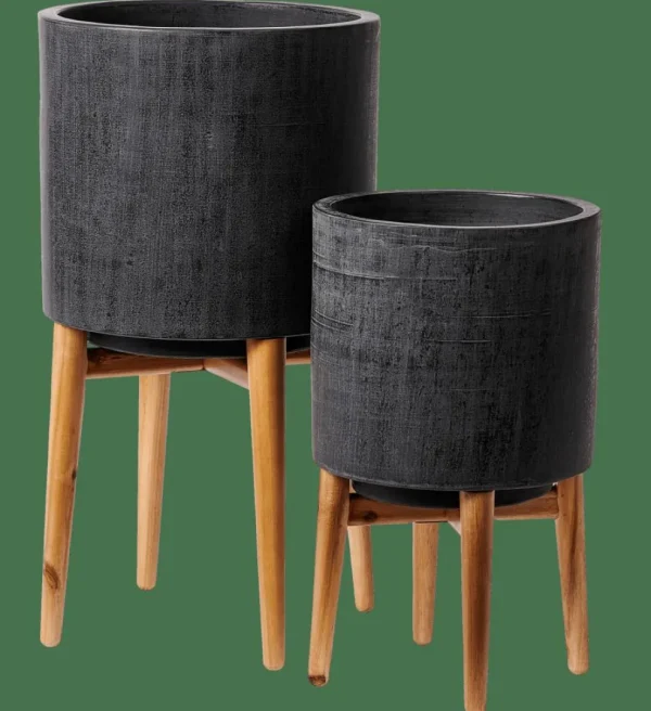 CASA SCURO Macetero Negro> Macetas | Soportes Para Plantas