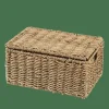 CASA SEAGRASS Caja De Almacenaje M Con Tapa Natural> Cestas De Almacenaje