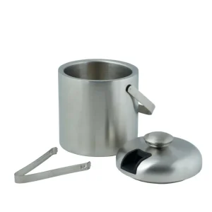 CASA SHAKE & STIR Cubitera Con Pinzas 1,3L Acero Inoxidable> Accesorios Coctéles