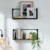 CASA SHORP Estantería Para Colgar Negro> Estanterías