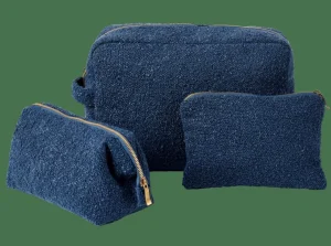 CASA SIERA Bolsa De Maquillaje Azul Oscuro> Neceseres