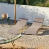CASA SILVES Tumbona Juego De 2 Arena> Hamacas De Exterior