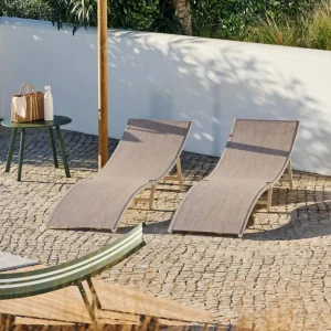 CASA SILVES Tumbona Juego De 2 Arena> Hamacas De Exterior