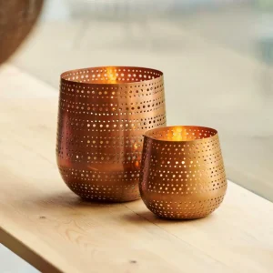 CASA SIRIUS Partylight Bronceado> Soprortes Para Velitas