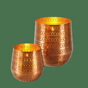 CASA SIRIUS Partylight Bronceado> Soprortes Para Velitas