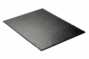 CASA SLATE Plato Negro> Platos