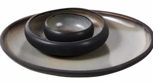 CASA SLATE Plato Negro> Platos