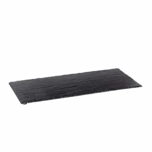 CASA SLATE Plato Negro> Platos